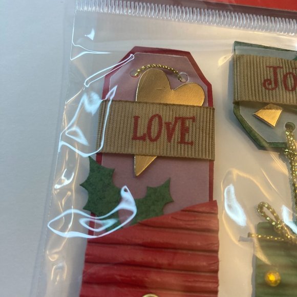 Scrapbook Embellishments Stickers Merry Christmas Gifts Tags Paper Crafts Cards - Picture 13 of 16